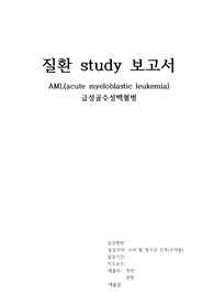 AML 질환 및 케이스보고서