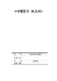 정신간호학(정간) 사례보고서_case study_ 조현병