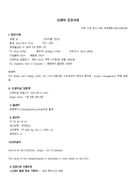 아동간호학실습 케이스스터디, 간호진단 및 사정자료,