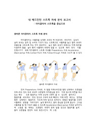 배드민턴 스트록 자세 (하이클리어 자세) 분석 보고서