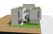[건축설계-스케치업 소스][단독주택, 전원주택] - 139평 홈트리오 북위례 시그니처 SB139 단독주택 건축설계 스케치업 3D 파일