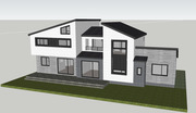 [건축설계-스케치업 소스][단독주택, 전원주택] - 86평 홈트리오 3대가 같이 사는 집 단독주택 건축설계 스케치업 3D 파일