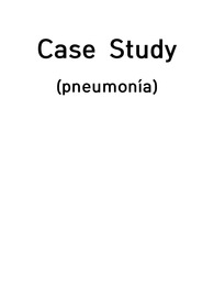 폐렴 Pneumonia 간호과정 A++