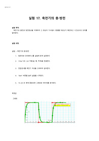 물리학실험 축전기의 충.방전