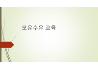 유방울혈관리 및 모유수유 교육(유방마사지 포함)