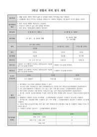 생활과 과학 2학기 평가계획