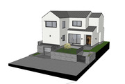[건축설계-스케치업 소스][단독주택, 전원주택] - 74평 홈트리오 드림하우스 프로젝트 INC 전원주택 건축설계 스케치업 3D 파일