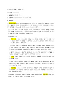 [인하대학교] 무기화학실험 zeolite 합성 실험 결과보고서 (A0)