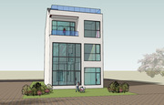 [건축설계-스케치업 소스][단독주택, 전원주택] - 102평 홈트리오 베어즈베스트 프로젝트 전원주택 건축설계 스케치업 3D 파일