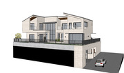 [건축설계-스케치업 소스][단독주택, 전원주택] - 150평 홈트리오 남양주 포스힐 PH150 전원주택 건축설계 스케치업 3D 파일