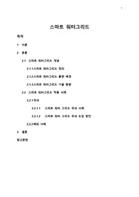 스마트 워터 그리드 (SWG, Smart Water Grid)