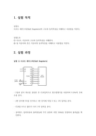 디지털회로실험 시프트 레지스터, 링카운터, 존슨카운터