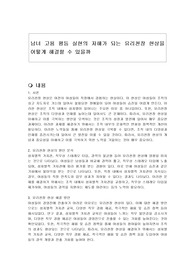 남녀 고용 평등 실현의 저해가 되는 유리천장 현상을 어떻게 해결할 수 있을까