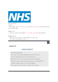 영국 보건의료체계, 자료 a+ 진짜 자세하게 정리함. 교수님이 예시 자료로 사용하셨습니다.