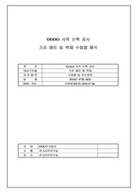 매스콘크리트 수화열 해석보고서