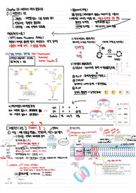 노트정리 chapter 05 세포막의 구조와 물질수송