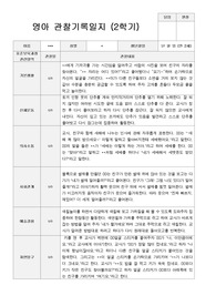 2학기 관찰기록일지   만2세 10