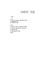 사회적 기업
