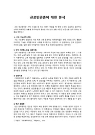다양한 관점에서의 근로빈곤층에 대한 분석