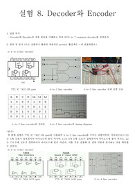 실험8 Decoder와 Encoder 결과보고서 A+ 레포트