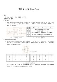 JK flip-flop 결과보고서 A+ 레포트