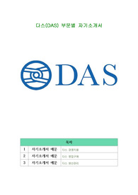 다스(DAS) 부문별 자기소개서