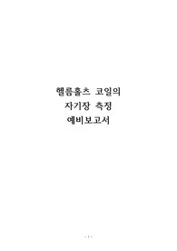 [A+] 헬름홀츠 코일의자기장 측정예비보고서