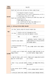 성인간호학실습 배뇨장애 간호진단. (유치도뇨관 제거와 관련된 배뇨장애)
