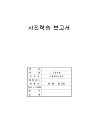 시뮬레이션 시나리오 사전학습 보고서(담낭절제술)