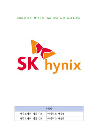 SK하이닉스 청년 Hy-Five 10기 지원 자기소개서
