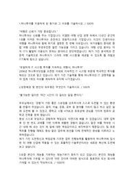 하나투어 웹기획직 합격자소서