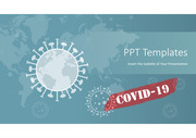 코로나19 테스트 의료 고급 PPT 템플릿 다이어그램 그래픽 타입 flow 차트 아이콘