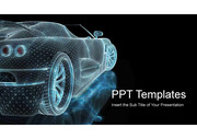 자연 친화 자동차 고급 PPT 템플릿 다이어그램 그래픽 타입 flow 차트 아이콘