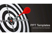 다트 화살 히트 표적 고급 PPT 템플릿 다이어그램 그래픽 타입 flow 차트 아이콘
