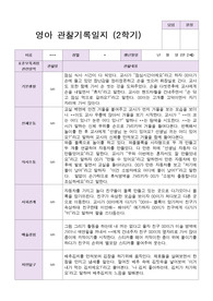 영아 관찰일지 만 2세 2학기 10명