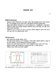 알칼리도와 경도 구분 과제(환경공학)