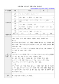 [추천서] 초등학교 두드림 지원 학생 추천서로 예문이 잘 기재되어 있습니다.