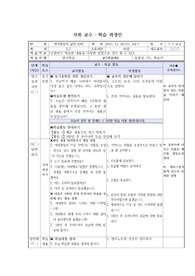 사회 수업지도안-옛사람들의 삶과 문화