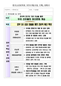 한국고전번역원 직무수행 계획서 셈플 사업기획 담당