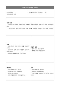 백워드 교육과정 설계