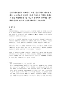 건강가정기본법의 가족이나, 가정, 건강가정의 정의를 토대로 2018년부터 실시된 1명이 단독으로 생계를 유지하고 있는 생활단위를 1인 가구로 정의하며 강조하는 것에 대해 찬성과 반대의 입장을 제시하고 토론하시오