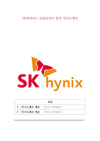 SK하이닉스 안전담당자 합격 자기소개서