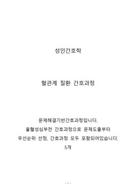 CHF(울혈성심부전)간호과정 (혈관계 CASESTUDY)-심근수축력 저하와 관련된 심박출량감소