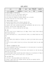 [공적 요약서] 우수 모범 공무원에 관한 공적 요약서 작성 예시입니다.