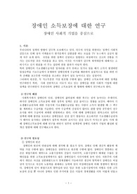 장애인 소득보장에 대한 연구- 장애인 사회적 기업을 중심으로