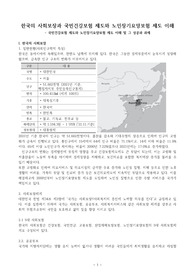 ((추천자료)) 한국의 사회보장과 국민건강보험 제도와 노인장기요양보험 제도 이해 - 성공과 과제