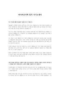 싸이버로지텍 합격 자기소개서