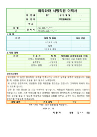 대학생 서빙 직원 합격 이력서(돈까스클럽, 봉추찜닭 등)