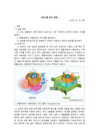 생명과학실험 동식물 세포 관찰 예비 레포트