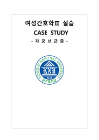 자궁선근증 케이스+간호과정